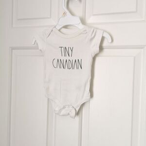2/$15 Rae dunn baby onesie 3-6 m